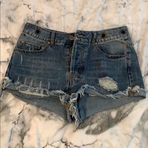 Vintage Havana Designed Jean Shorts